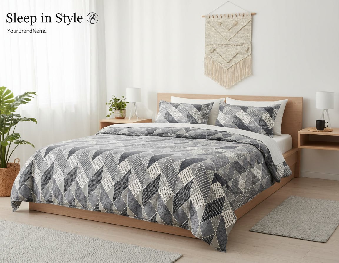 gemini 2.5 flash image create aesthetic modern bright lifestyle bedroom scenes featuring my bedsheet de 0 (1)